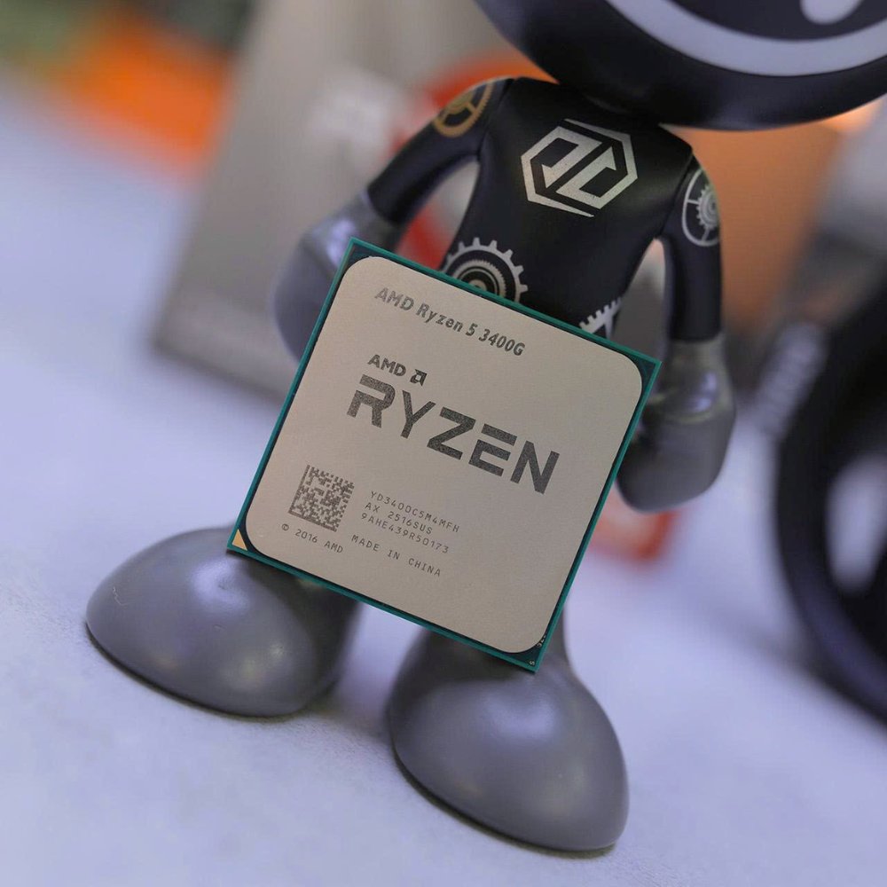 CPU AMD RYZEN 5 3400G BOX HÃNG (3.7 GHz Boost 4.2 GHz, 4 Cores, 8